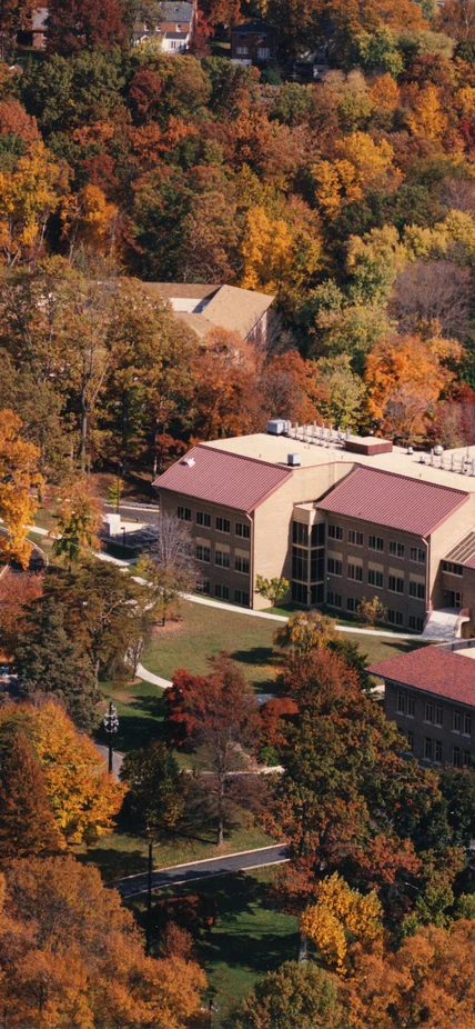 the Broad Branch Road campus from above
