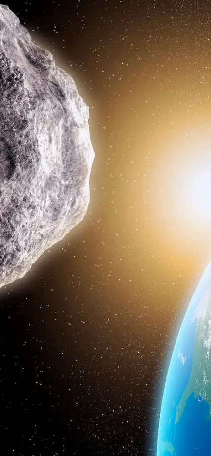 Asteroid Approaches Earth