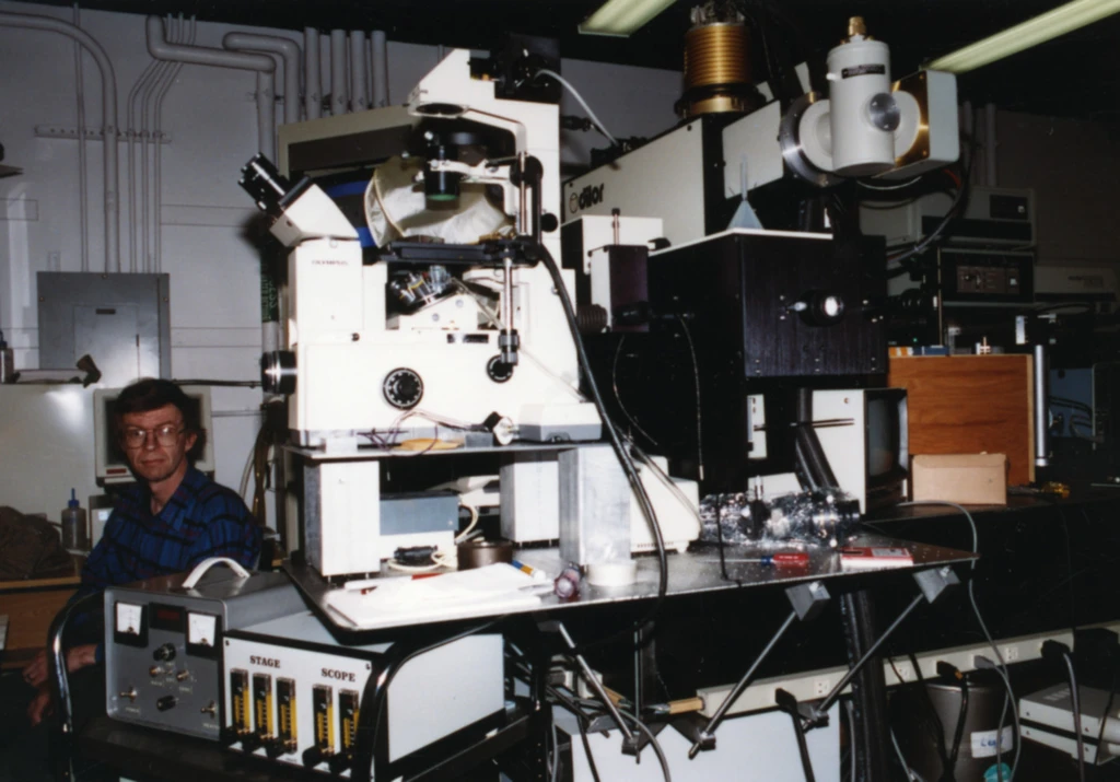 Bjorn Mysen in the Lab - 1992