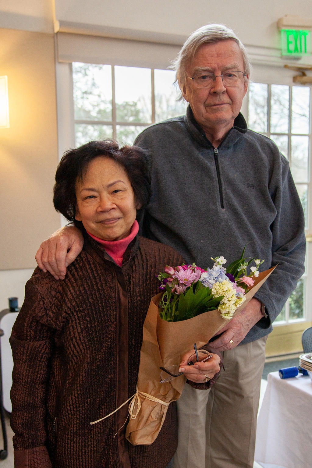 Bjorn and Susana at their retirement party