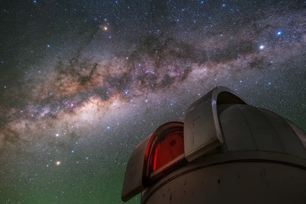 The Swope telescope courtesy Yuri Beletsky