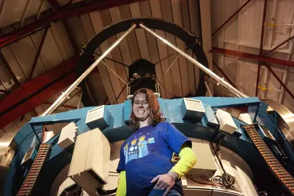 Johanna Teske at Carnegie Science's Las Campanas Observatory