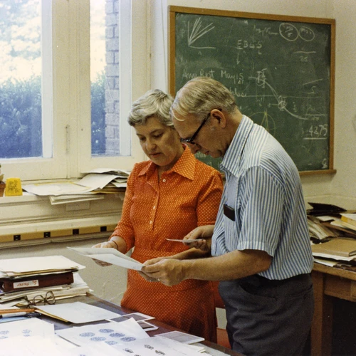 Vera Rubin and Kent Ford.