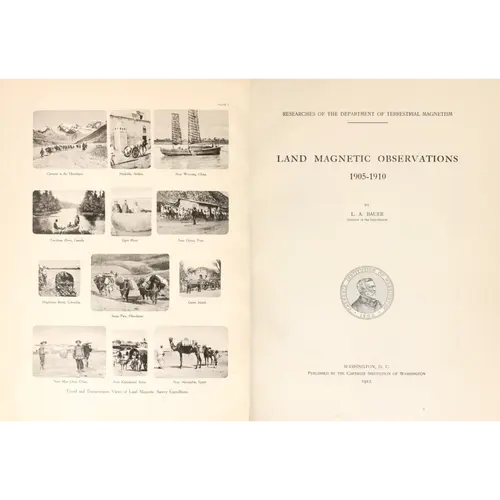 Cover page of Land Magnetic Observations 1905-1910