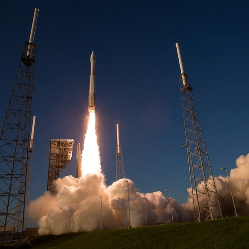 Rocket Launch — Photo Credit: (NASA/Joel Kowsky)
